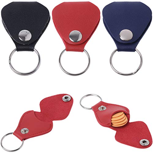 Laimoere Boîte de médiators en cuir synthétique pour guitare électrique acoustique - Les Beatles, Paul McCartney, John Lennon, RIngo Starr, George Harrison Laimoere Boîte de médiators en cuir synthétique pour guitare électrique acoustique – Image 4