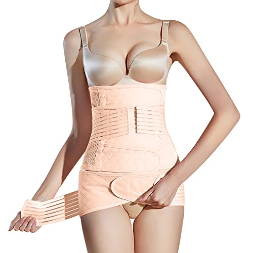 Shffuw Faja Pantalon Mujer Faldas para Una Boda Mujeres Casual Sólido Deporte Cintura Banda Elástica Forma Delgada Contracción Cintura Faja Pantalon Mujer Faldas para Una Boda Beige XXL