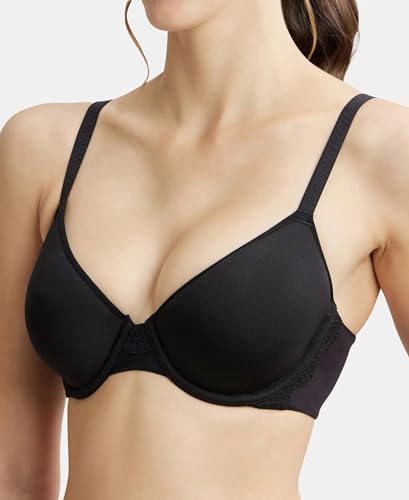 Image of Jockey Women's Synthetic Lightly Padded Wired Underwire T Shirt Underwired Bra