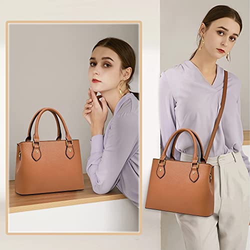 Image of CHICAROUSAL Purses and Handbags for Women Leather Crossbody Bags Women's Tote Shoulder Bag