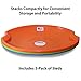 Flexible Flyer Snow Saucer Sleds. Round Sand Slider Disc Toy (Colors May Vary) , 26