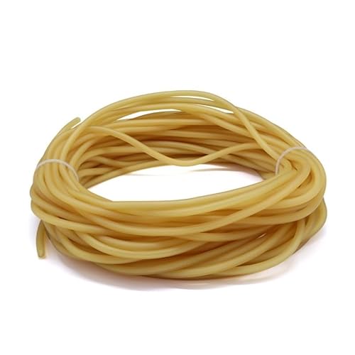 High Resilient Natural Latex Rubber Hose - 3 Meters Long, 1.6-3mm Diameter for Surgical and 1pc(Yellow,ID 1.8mm x 4.2mm OD)