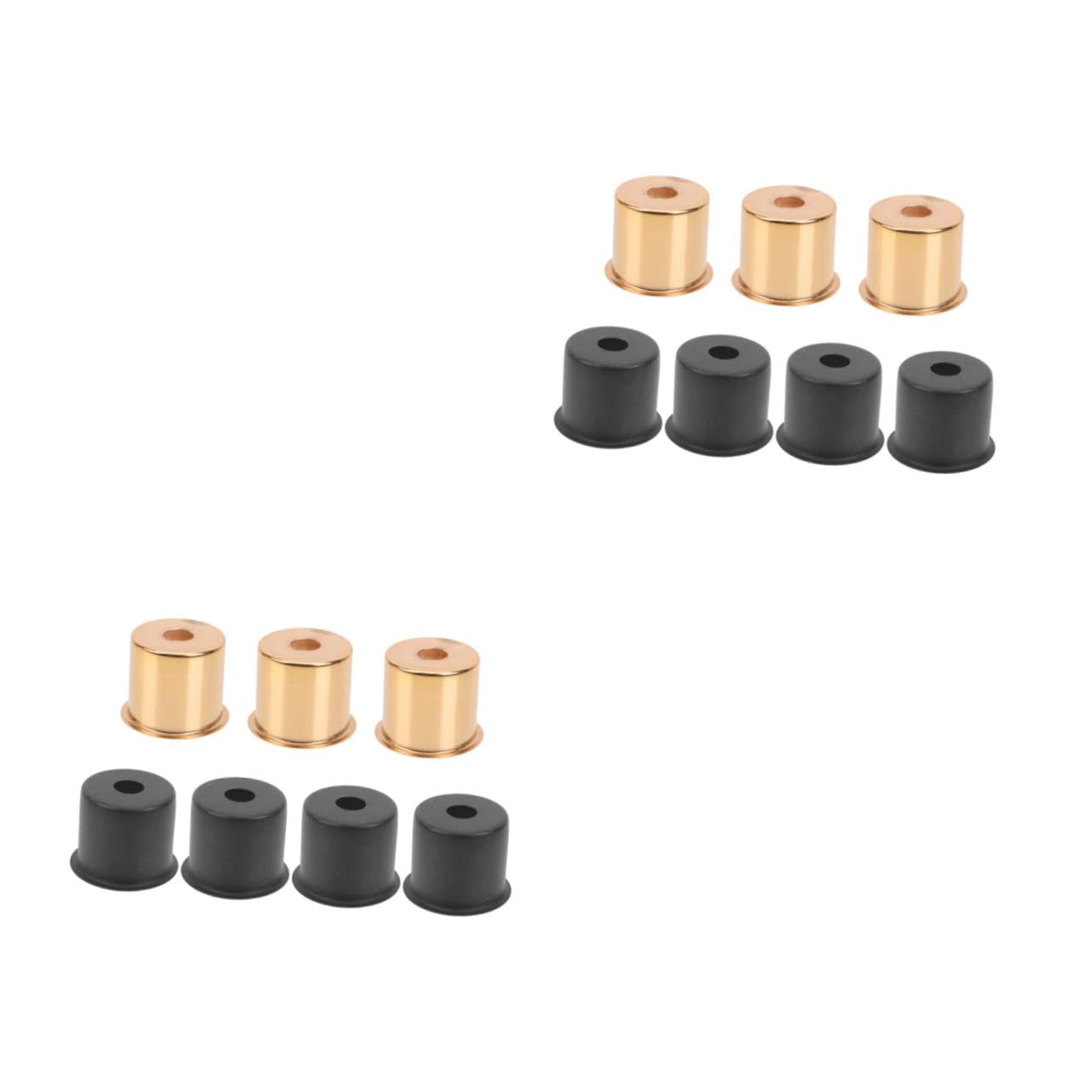 KALLORY 2sets 7pcs Lamp Holder Cups Durable DIY Light Accessories for Pendant and Desk Lamps Easy to Use and Install Practical Material for Home and Office Lighting 7pcs*2