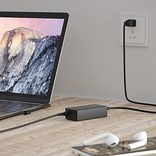 Powseed 65W Laptop Charger Universal 45W Power Adapter For Hp Dell Samsung Sony Acer Asus Toshiba Ibm Thinkpad Fujitsu Notebook Ultrabook, Dc 18V 18.5V 19V 19.5V 20V Power Cord Charger #TOP6