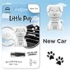 Little Pup Car Air Freshener By Little Joe, 45-Day Long-Lasting Fragrance, Scented Novelty Dog Vent Clip for Car Interior Home & Office - 4 Pack New Car Scent (White) #3