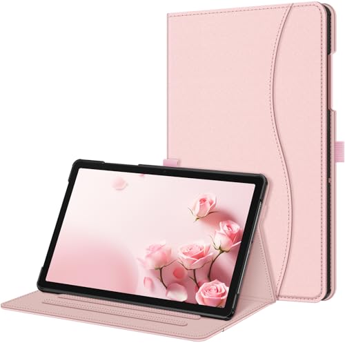 Etui Samsung Galaxy Tab A9 Plus 11 pouces 2023 housse de protection folio or rose