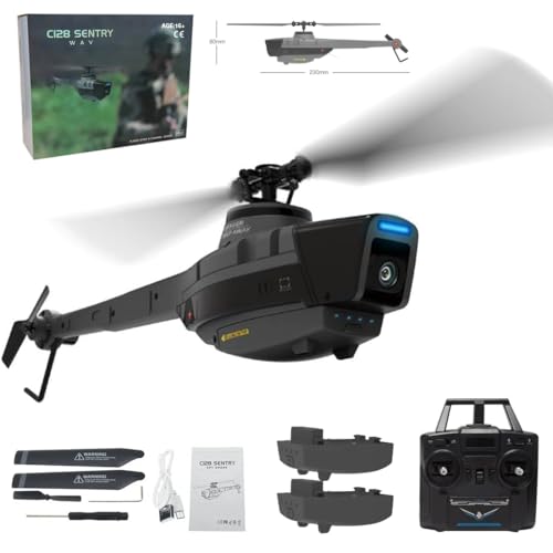 Meiurlex C128 Scout RC Hubschrauber mit Kamera, 2.4GHz Bürstenloser...