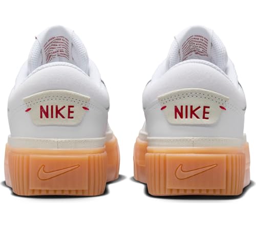 Nike Court Legacy Lift Women's Shoes (FV5526-103, White/Gum Yellow/Sail/University Red)3