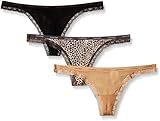 Calvin Klein Women's 3 Pack Bottoms Up Thong Panty