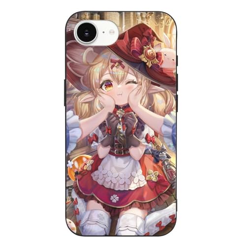 iPhone 16 Eケース/カバー 原神 クレー スマホケース 保護ケース アイフォン16Pro用ケース TPU素材 Case 互換性のある 黄ばみ防止 指紋防止 脱着簡単 人気 耐衝撃 軽量 おしゃれ 薄型