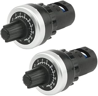 WMYCONGCONG 2 PCS LA42DWQ-22 22mm 2K Ohm Variable Speed Drive Potentiometer Rotary Potentiometer Inverter Converter (2K)