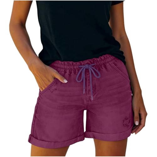 Short en jean destroyed femme ample pour éviter les cuisses serrées
