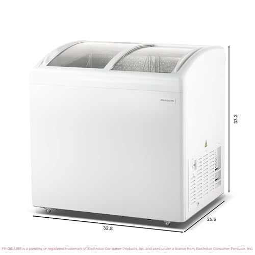 Frigidaire Convertible Chest Freezer, Glass Top Storage Case, 6.5 Cu. Ft., Rolling Caster Wheels, Adjustable Temperature - image 5