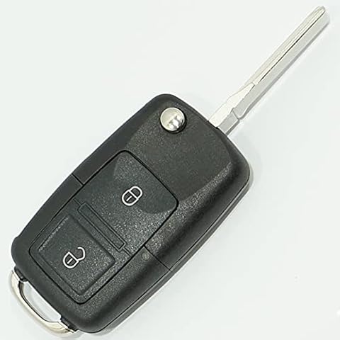 [DTi 1029-1031] DoradoTuning Car Replacement 2 Button Remote Fob Flip Key Case / ◆ Golf Mk4 Mk5 ◆ Bora ◆ Polo 9n 9n3 Cover
