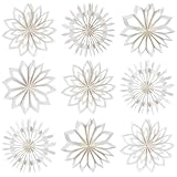 Schneeflocken Papieranhänger