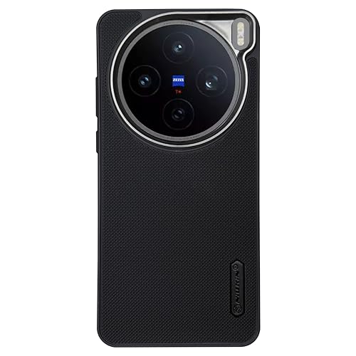 Image of NIUKIN Super Frosted Shield Pro Soft Back Case for Vivo X200T 5G | Camera Ring | Shockproof Scratchproof Cover | Black