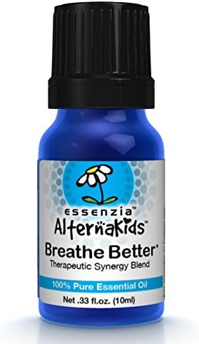 Breathe Better Essential Oil for Kids by AlternaKids - 100% Pure, Therapeutic Grade, Undiluted Aromatherapy Blend for Children | Allergy, Respiratory & Sinus Relief, Peppermint, Kid Safe (10ml bottle)