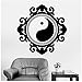 WYLYSD Yin Yang Símbolo Pared Calcomanía Buda Mandala Arte Puerta Ventana Pegatina Sala De Meditación Yoga Estudio Decoración Interior   74X74 Cm