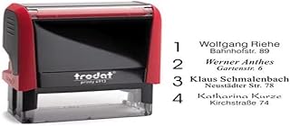 trodat Textstempel Printy 4913 4.0, rot