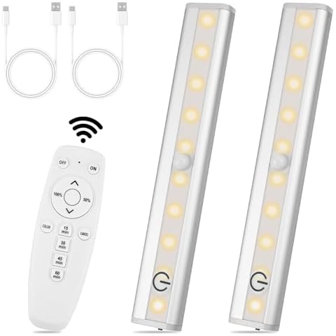 twirush Remote-Controlled Under Cabinet Lights Cover