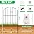 VANCASTLE Decorative Garden Fence 19 Panels, Total 20ft (L) x 24in (H) Rustproof Metal Wire Fencing Border Animal Barrier, Flower Edging for Landscape Patio Yard Outdoor Decor, Arched
