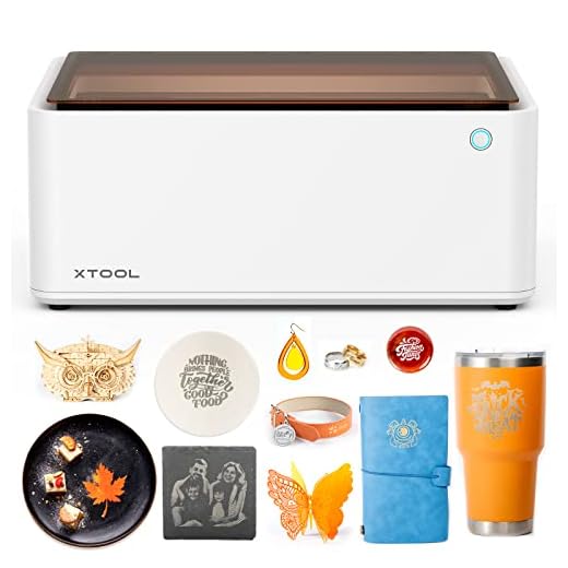 xTool M1 5w Compact 3-in-1 Laser Engraver & Die Cutting Machine with Material Box, Higher Accuracy & Smarter 16MP Auto-Focus, Create Christmas DIY Wood/Metal/Paper/Acrylic/Iron-on/Vinyl, Home Decor