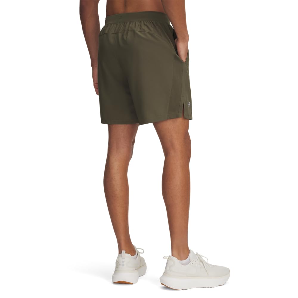 Under Armour Herren Launch 7'' Unlined Shorts Grün S – Ansicht 2