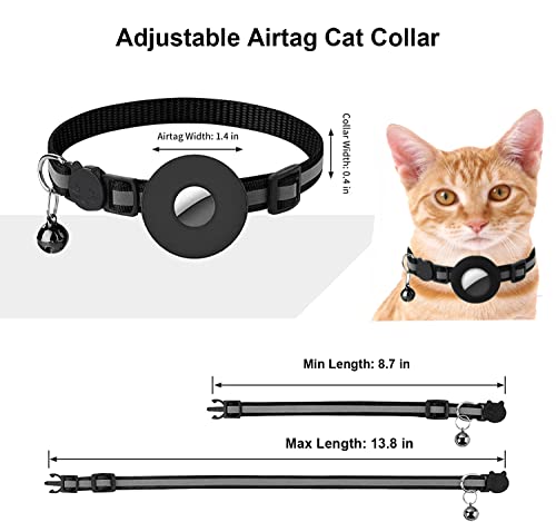 Airtag - Collare riflettente per gatti Airtag con