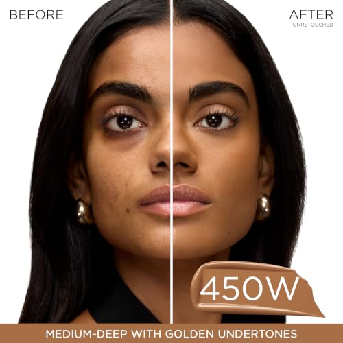 Image of Lancome Teint Idole Ultra Wear Natural Matte Foundation- Longwear, Medium-Full Coverage, Natural Finish, Waterproof & Hydrating - Natural Matte Finish - 450W, 1 Fl Oz