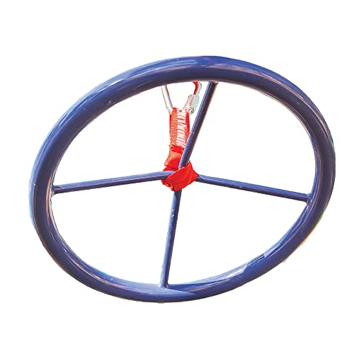 Slackers Ninja-Wheel - Outdoor Ninja Warrior Training Equipment For Kids - Easily Attaches To Your Ninjaline Obstacle Course - The Prefect Addition To Your Outdoor Play Equipment! #TOP2