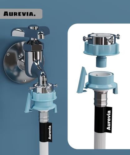 Image of Washing Machine Pipe Inlet 2 Meter | Water Inlet Pipe with Universal Tap Adaptor Connector | Anti-Kink, Burst Proof & Pressure Resistant | Hot & Cold Water Compatible Washing Machine Inlet Hose
