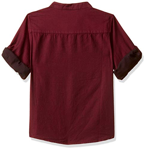 Image of miniklub Boys White Regular Fit Printed Casual Shirt