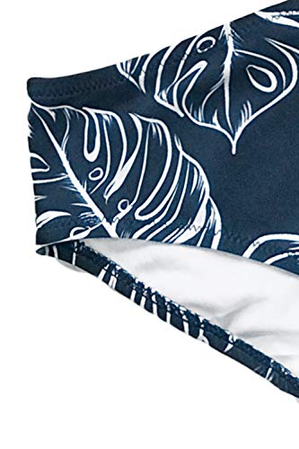 Cupshe Women's Yellow And Leaves Print Lace Bikini Set #TOP6