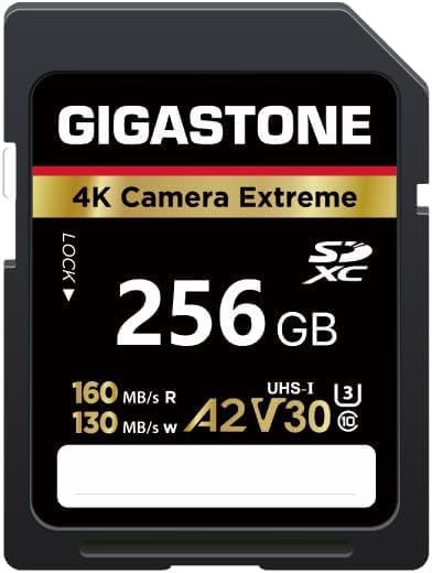 【5-Years Data Recovery】 GIGASTONE 256GB SD Card, 4K Camera Extreme, A2 V30 U3 C10 SDXC Memory Card High Speed, Compatible with Canon Kodak Olympus Digital Camera-image-19