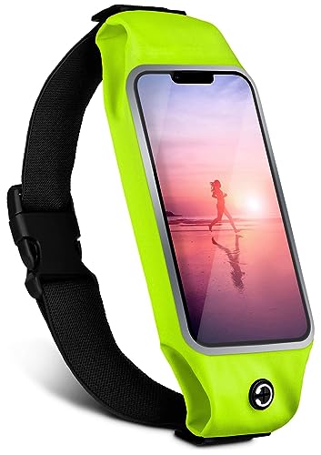 Ceinture de course Sac Breeze fluo pour smartphone Apple iPhone 13 Mini