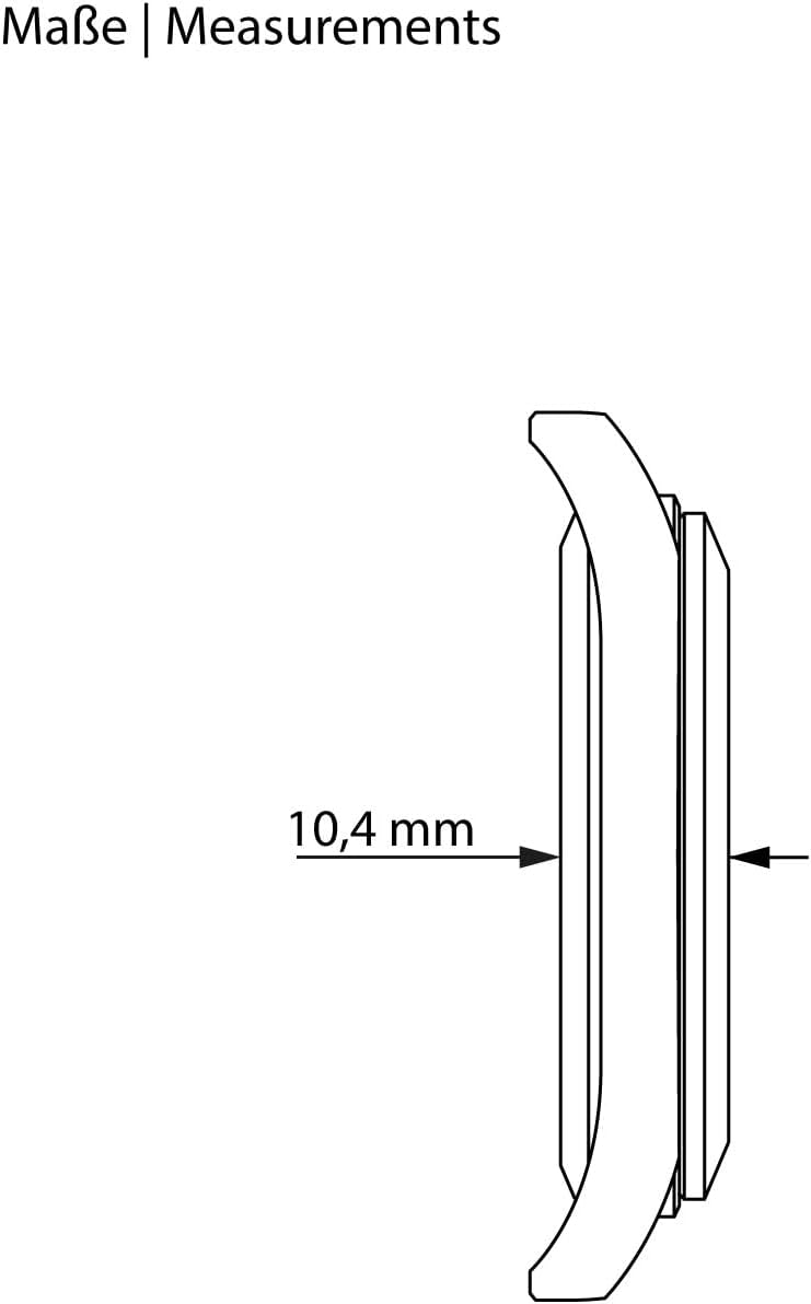 KHS Platoon Steel Solar Watch dimensions diagram