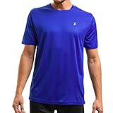 Lässiges und leichtes Herren Sport-Shirt im Regular bis Loose Fit für Freizeit und Training im Fitness-Studio oder Outdoor. Für eine schmalere Passform empfehlen wir, eine Nummer kleiner auszuwählen.