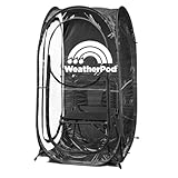 Under the Weather® Black MyPod™ 1 Person Pop-up Weather Pod. The Original, Patented WeatherPod™
