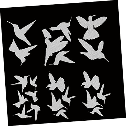 Autocollants de fenêtre pour impacts d'oiseaux solution anti-collision PVC - 3