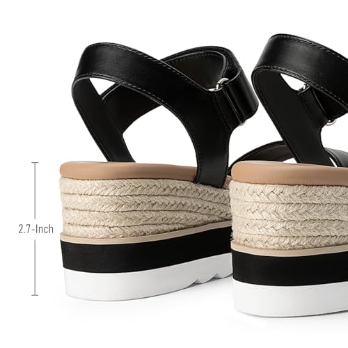 Athlefit Women's Espadrilles Dressy Platform Wedge Sandals by Athlefit - Image 7