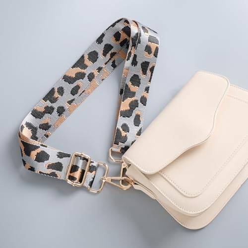 Image of chushui Leopard Print Purse Strap for Women,Adjustable Crossbody Bag Strap