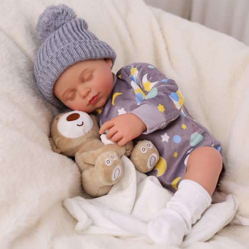 Muñeca Reborn Dormilona de 20 Pulgadas para Niños miniatura 4