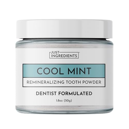 Remineralizing Tooth Powder – Fluoride-Free Natural Oral Care – Gently Cleans & Whitens – Supports Strong Teeth & Fresh Breath – Vegan, Non-GMO, Made with Clean Ingredients (Regular, REMINERALIZING)