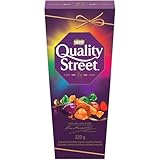 QUALITY STREET Assorted Candies And Sweets, Imported Caramels, Crémes And Fine Pralines, Individually Wrapped, Imported, Gift Box, Great Holiday Gift, 220 g