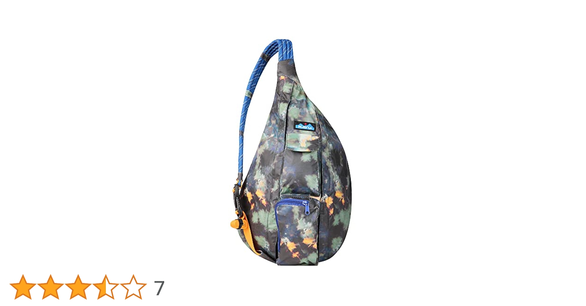 美品　KAVU トポグラフィー柄 スリングバッグ 美品 KAVU トポグラフィー柄 スリングバッグ KAVU/カブー