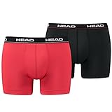 HEAD Herren Boxershort Microfaser SPORT Limited Edition 2er Pack - Red - Gr. XL
