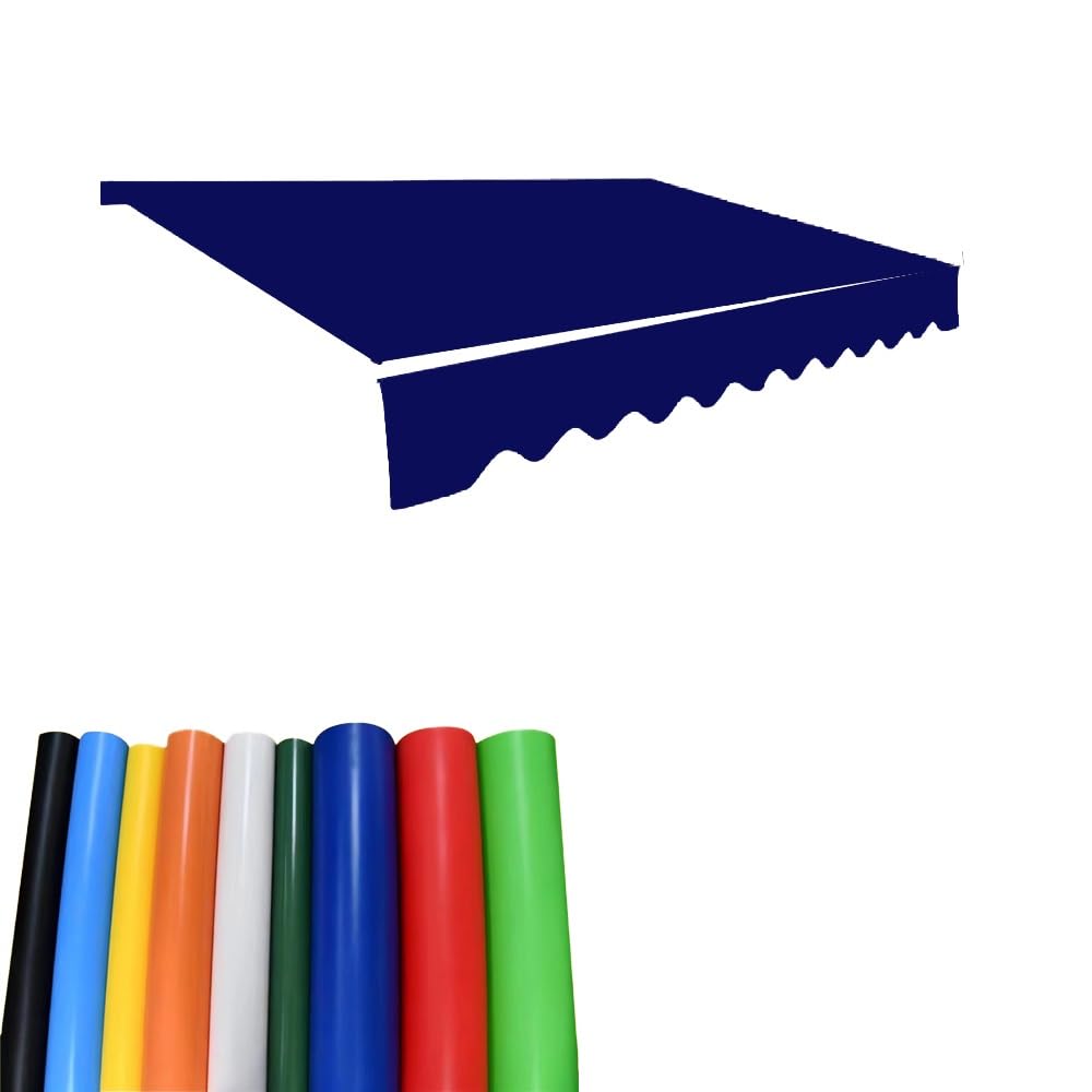 Auvent imperméable en tissu de rechange rétractable - Protection UV - Pour fenêtres - 3,5 x 2,5 m - Parfait pour les espaces extérieurs