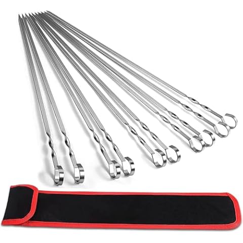 AWCIGG Brochettes en Acier Inoxydable 40 cm Cover