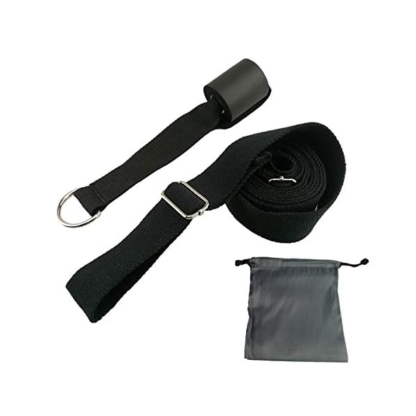 Libar-Adjustable-Leg-Stretcher-Easy-Install-on-Door-Strap-Stretching-Fitness-Band-with-Carry-Bag-for-Yoga-Cheer-Ballet-Dance-Gymnastics-Trainer-Stretching-Equipment Libar Adjustable Leg Stretcher, Easy Install on Door Strap Stretching Fitness Band with Carry Bag for Yoga Cheer Ballet Dance Gymnastics Trainer Stretching Equipment (Black)