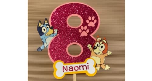 Blue Character Cake Topper